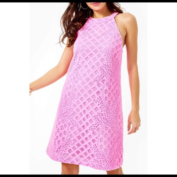 Lilly Pulitzer Rayanne shift size Med Pink dress - Picture 6 of 6